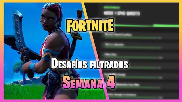 Fortnite: desaf�os filtrados semana 4