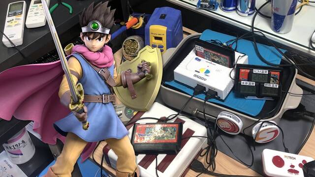 Speedrun de Dragon Quest 3 mientras calienta la consola en una plancha.