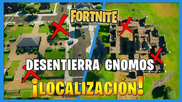 Fortnite: d�nde encontrar gnomos en Fort�n Ruinoso y Parque Placentero - Fortnite Battle Royale