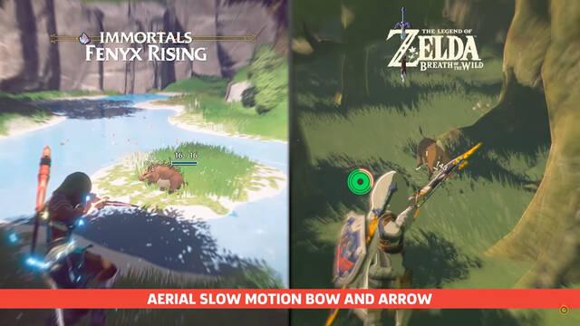 Comparaci�n entre Breath of the Wild e Immortals Fenyx Rising