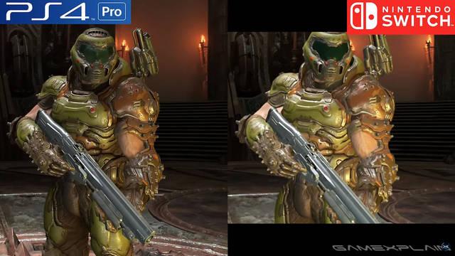 DOOM Eternal en Switch y su comparación con PS4 Pro