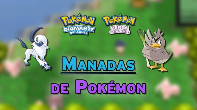 Todas las Manadas Pokémon en Diamante Brillante y Perla Reluciente y cómo activarlas
