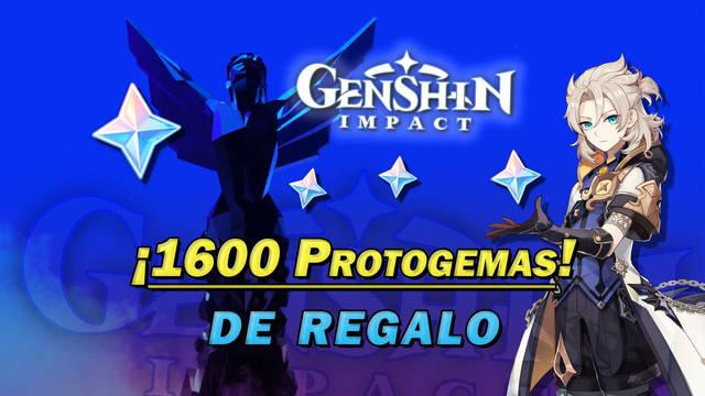Genshin Impact regala 1600 Protogemas por su premio en los TGA 2021