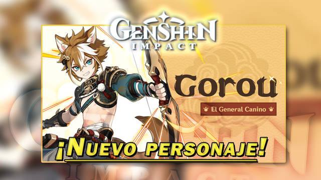 Genshin Impact - Gorou: Todos los detalles del nuevo personaje