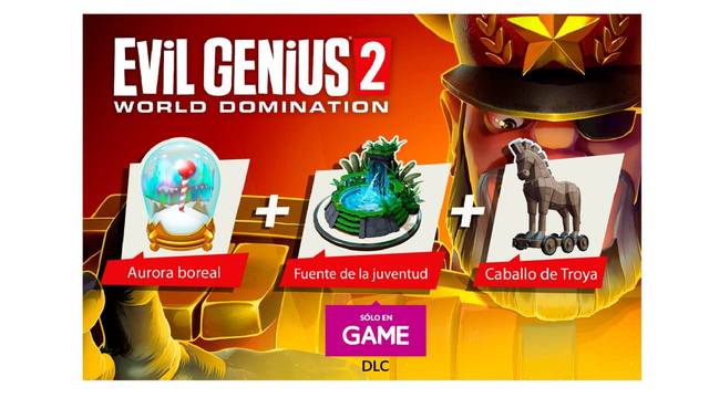 Evil Genius 2 y su reserva en GAME