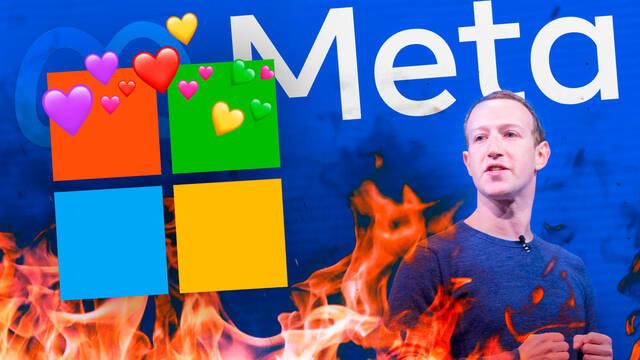 Microsoft y Meta son la mejor y la peor empresa de 2021 respectivamente.