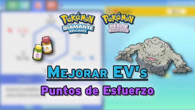 Mejorar EV's de los Pokémon en Diamante Brillante y Perla Reluciente: Métodos - Pokémon Diamante Brillante / Perla Reluciente