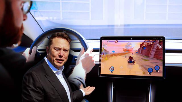 Tesla ya no permitirá jugar con el coche en movimiento