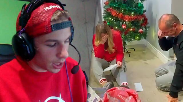 Streamer de Twitch paga la hipoteca a sus padres como regalo de Navidad