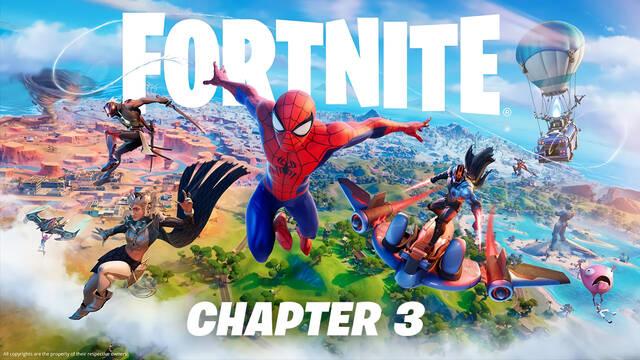 Spider-Man y Gears of War llegarán a Fortnite Battle Royale en su tercer capítulo