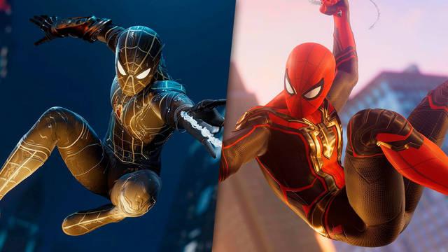 Spider-Man nuevos trajes sólo para la versión de PS5 y no en PS4