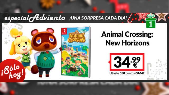Oferta Animal Crossing: New Horizons en GAME solo hoy