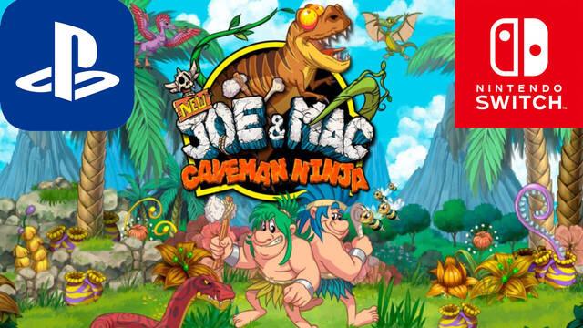 New Joe & Mac: Caveman Ninja disponible en formato físico para consolas PlayStation y Nintendo Switch
