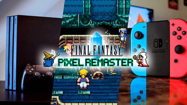 Final Fantasy Pixel Remaster en PS4 y Nintendo Switch