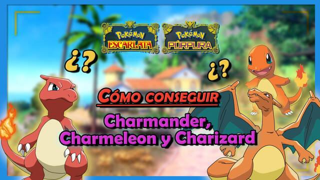 Conseguir a Charmander, Charmeleon y Charizard en Pokémon Escarlata y Púrpura - Pokémon Escarlata y Púrpura
