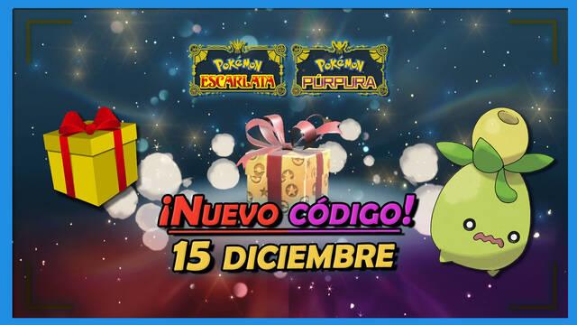 Pok�mon Escarlata y P�rpura: Nuevo c�digo regalo de ingredientes del 15 de diciembre