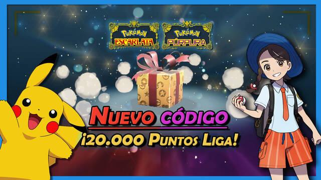Pokémon Escarlata y Púrpura: Código regalo para conseguir 20.000 PL gratis