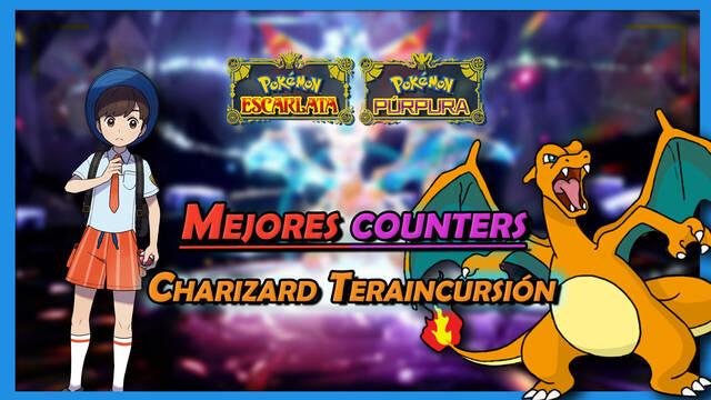 Mejores counters para vencer a Charizard en Teraincursiones de 7 estrellas de Pokémon Escarlata y Púrpura
