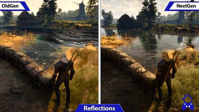 The Witcher 3: Nueva comparativa gr�fica en v�deo entre su versi�n original y de nueva generaci�n