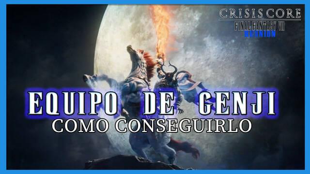 Crisis Core FFVII Reunion - Cómo conseguir el set de Genji - Crisis Core -Final Fantasy VII- Reunion