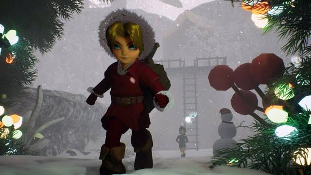 El remake en Unreal Engine 5 de Zelda: Ocarina of Time se muestra en un nuevo video que celebra la Navidad 