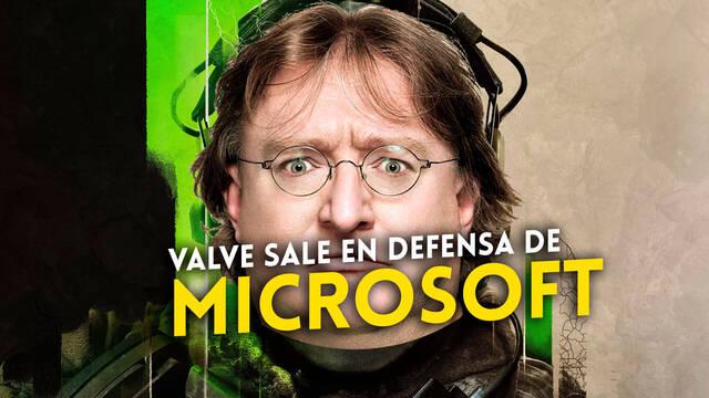 Valve defiende la compra de Activision por parte de Microsoft.