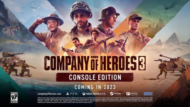 Company of Heroes 3 confirmado para PS5 y Xbox Series en 2023