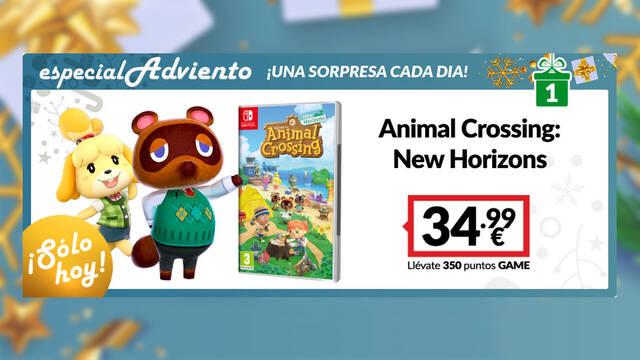 �Especial de Adviento en GAME!  Hoy, Animal Crossing: New Horizons por solo 34,99�