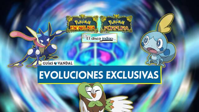 TODAS las evoluciones exclusivas de Pok�mon El disco �ndigo (DLC) - Pok�mon Escarlata y P�rpura