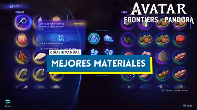 C�mo conseguir los mejores materiales en Avatar: Frontiers of Pandora - Avatar: Frontiers of Pandora