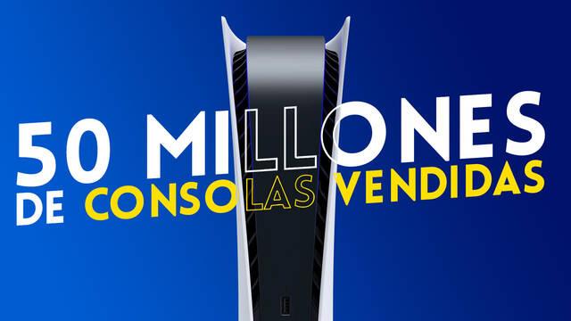 PS5 supera los 50 millones de unidades vendidas.