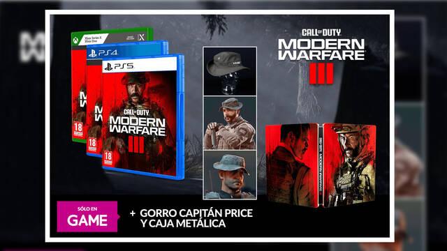 �Solo en GAME: Edici�n especial de Call of Duty Modern Warfare III con el gorro del capit�n Price!