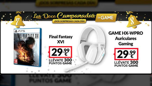 GAME oferta Final Fantasy XVI y auriculares s�lo hoy
