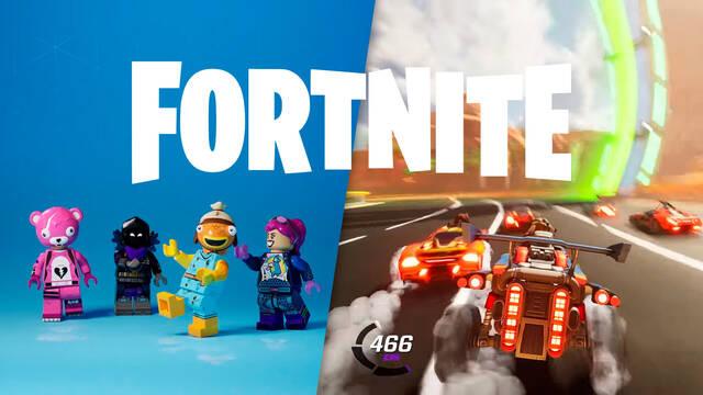 Fortnite recibe nuevos modos inspirados en LEGO, Rocket League y Rock Band.