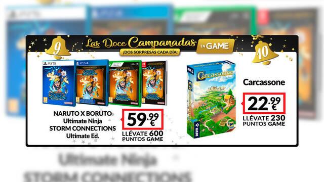 Oferta GAME Naruto x Boruto y Carcassone s�lo hoy