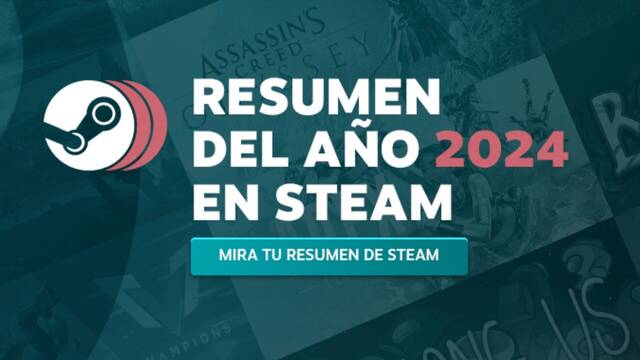 Ya disponible el resumen del a�o 2024 en Steam, donde puedes ver todas tus estad�sticas de juego