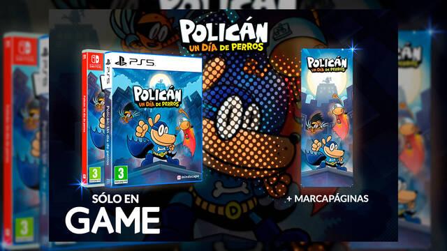 Polic�n: Un d�a de perros reserva en GAME con marcap�ginas de regalo
