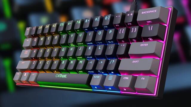 An�lisis del Trust GXT 867 Acira: Un teclado mec�nico compacto para gamers con presupuesto limitado.