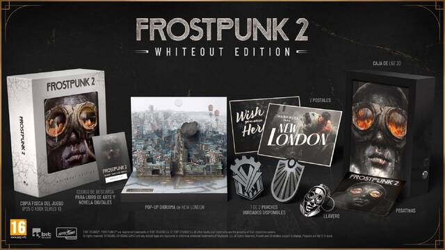 Ya a la venta las ediciones f�sicas especiales de Frostpunk 2 en PS5 y Xbox Series X