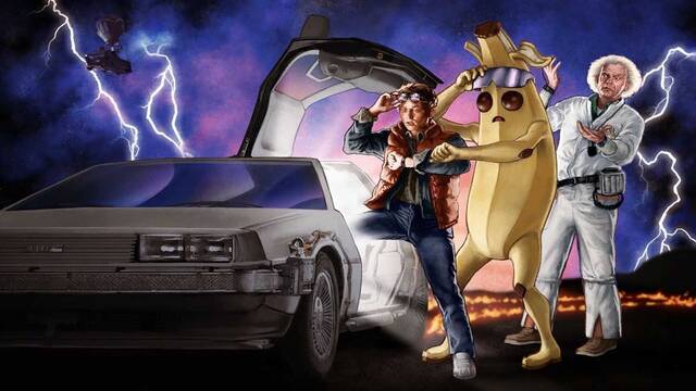 El DeLorean de Regreso al Futuro tiene su propio easter egg en Fortnite Battle Royale