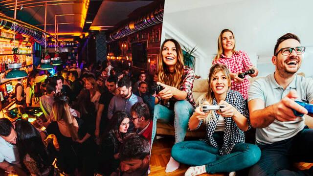 Los j�venes prefieren divertirse con videojuegos en lugar de beber en bares