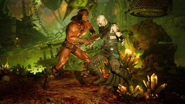 Conan el Bárbaro llega la semana que viene a Mortal Kombat 1 y muestra todo su poder en un nuevo tráiler