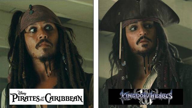 Kingdom Hearts III: Comparan los gráficos del juego con Piratas del Caribe