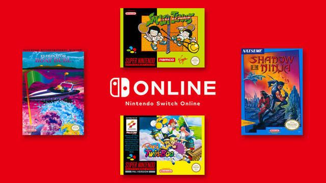 Llegan nuevos juegos de NES y SNES a Nintendo Switch Online.