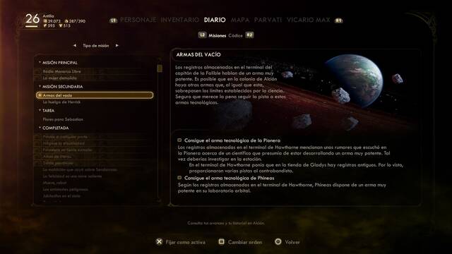 C�mo completar Armas del vac�o en The Outer Worlds - The Outer Worlds