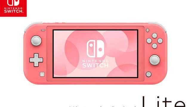 Nintendo Switch Lite edición coral