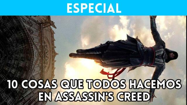 Assassin's Creed 10 cosas que todos hacemos