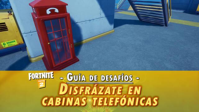 Desaf�o Fortnite: Disfr�zate en cabinas telef�nicas - LOCALIZACI�N - Fortnite Battle Royale