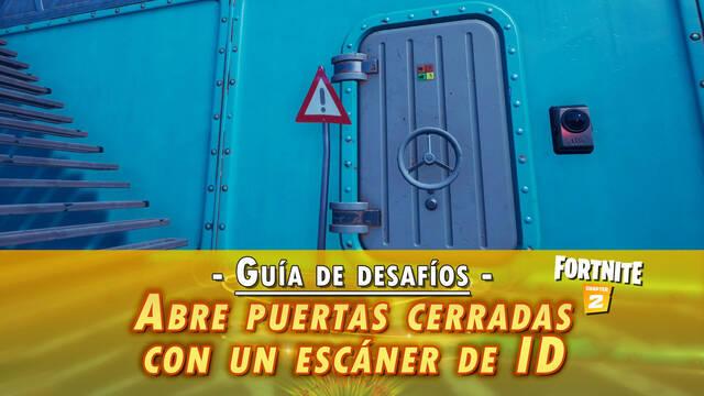 Desaf�o Fortnite: Abre puertas cerradas por un esc�ner de ID en partidas distintas - SOLUCI�N - Fortnite Battle Royale