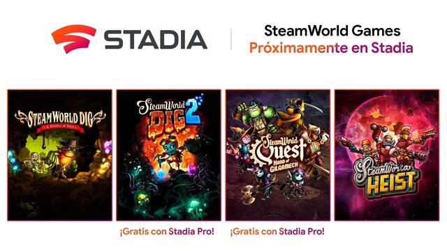 Varios juegos de SteamWorld estar�n disponibles en Stadia.